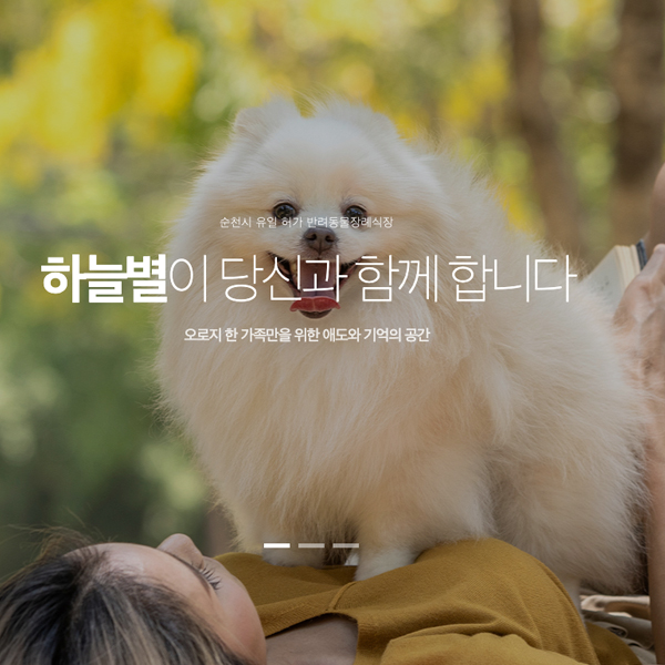 반려동물 장례식장 홈페이지
